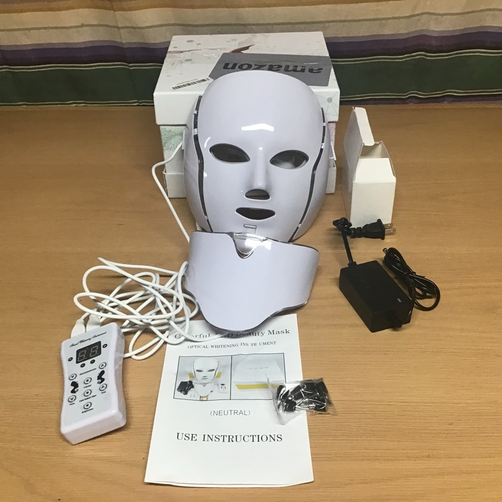 New open box colorful led mask